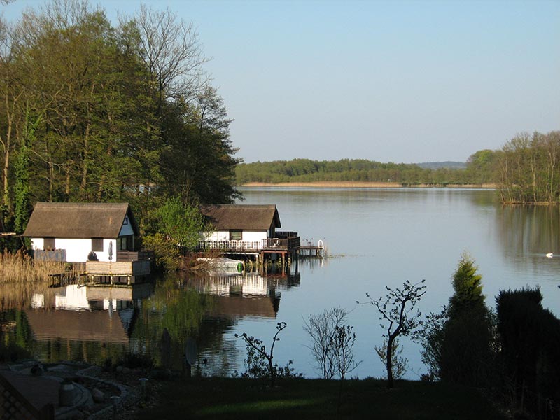Fischerhäuser am Krakower See